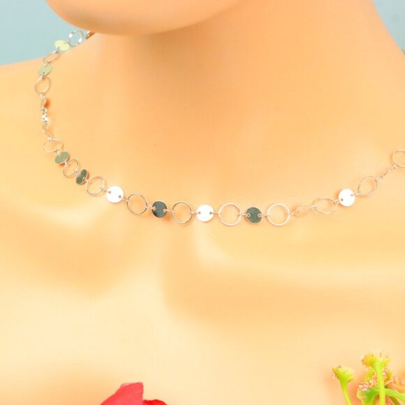 Delicate & Contemporary Necklace Chain, A Lovely Choice for Women, EVCH1636 - Picture 3 of 10